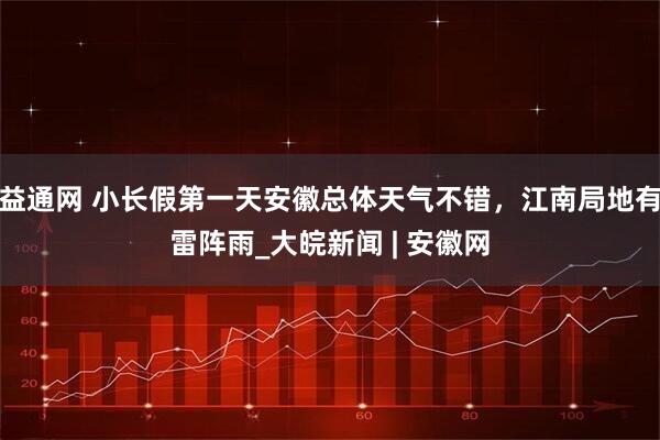 益通网 小长假第一天安徽总体天气不错，江南局地有雷阵雨_大皖新闻 | 安徽网