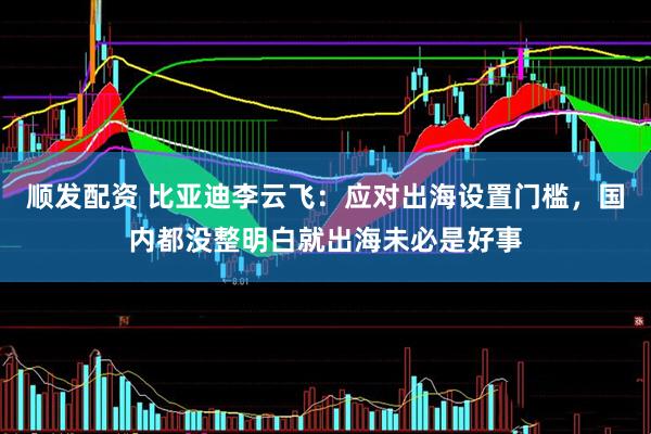顺发配资 比亚迪李云飞：应对出海设置门槛，国内都没整明白就出海未必是好事