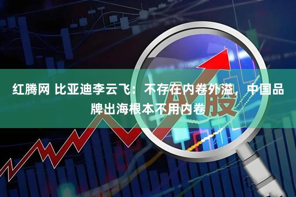 红腾网 比亚迪李云飞：不存在内卷外溢，中国品牌出海根本不用内卷