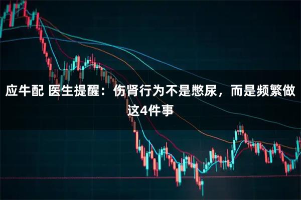 应牛配 医生提醒：伤肾行为不是憋尿，而是频繁做这4件事